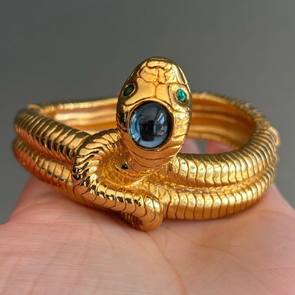 Hutton Wilkinson rare vintage snake bracelet